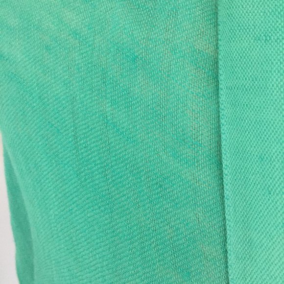 Nordstrom Blue Green Linen Wrap Scarf  80" X 28" - Picture 7 of 8